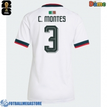 Fotballdrakt Dame Mexico Cesar Montes #3 Bortedrakt VM 2026 Kortermet